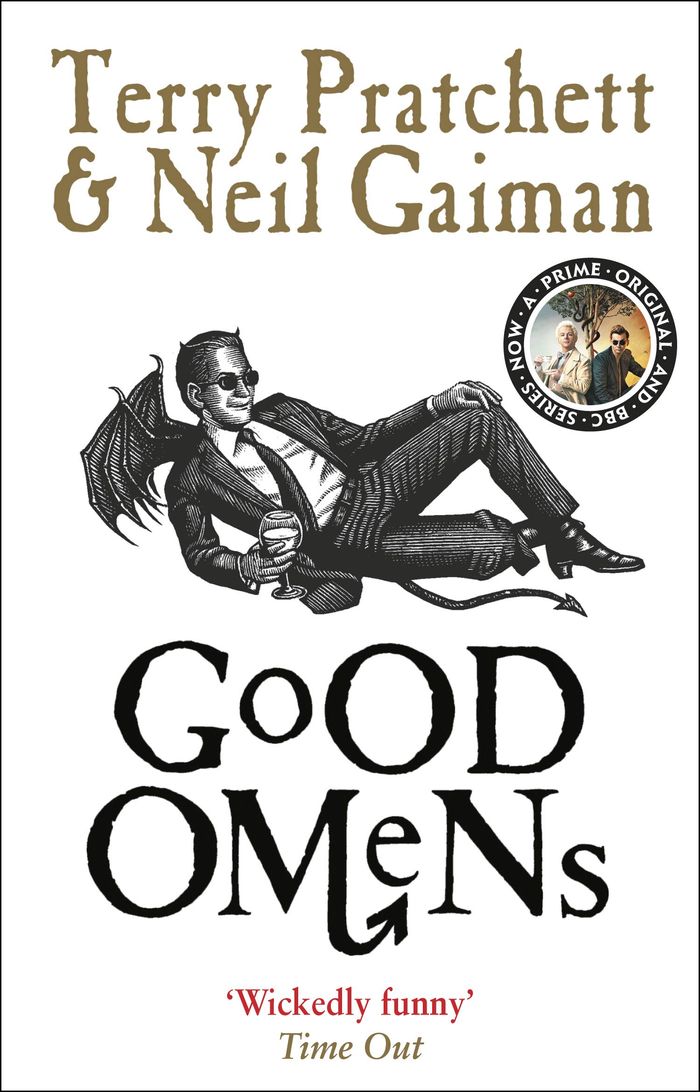Couverture du livre « GOOD OMENS », librairie Les Contes Infusés à Corte