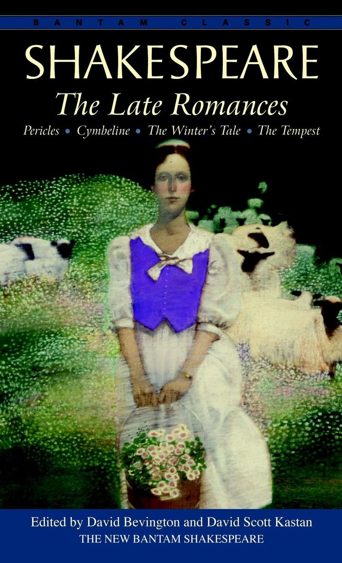 Couverture du livre « THE LATE ROMANCES - PERICLES, CYMBELINE, THE WINTER'S TALE, THE TEMPEST » de William Shakespeare, librairie Les Contes Infusés à Corte