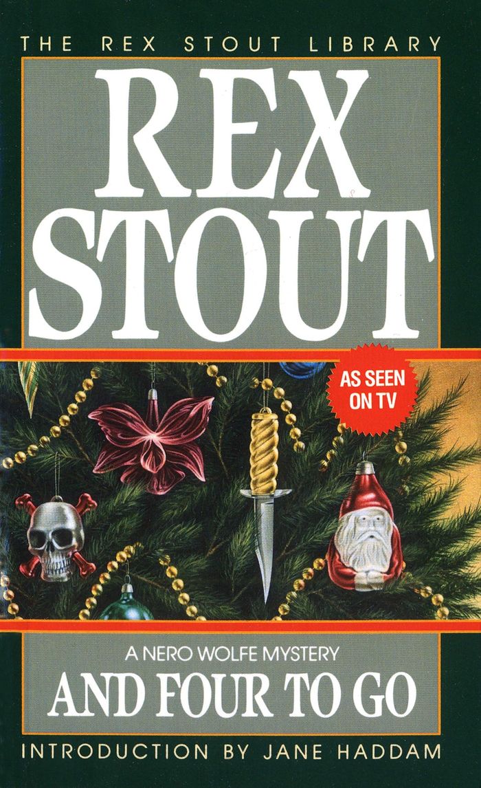 Couverture du livre « NERO WOLFE - AND FOUR TO GO » de Rex Stout, librairie Les Contes Infusés à Corte