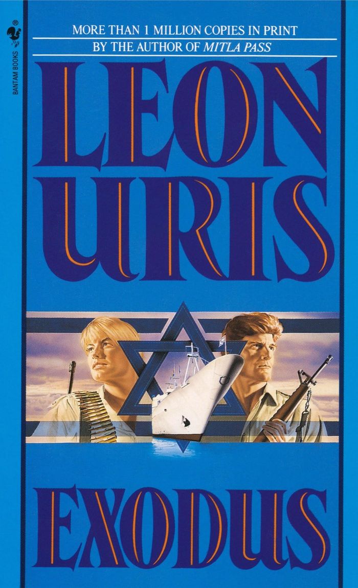 Couverture du livre « EXODUS - A NOVEL OF ISRAEL », librairie Les Contes Infusés à Corte