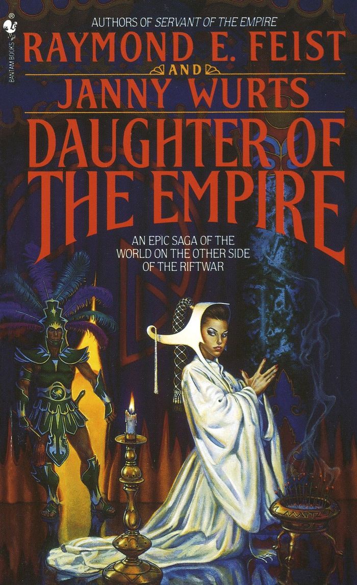 Couverture du livre « RIFTWAR CYCLE: THE EMPIRE TRILOGY - DAUGHTER OF THE EMPIRE » de Feist/wurts, librairie Les Contes Infusés à Corte
