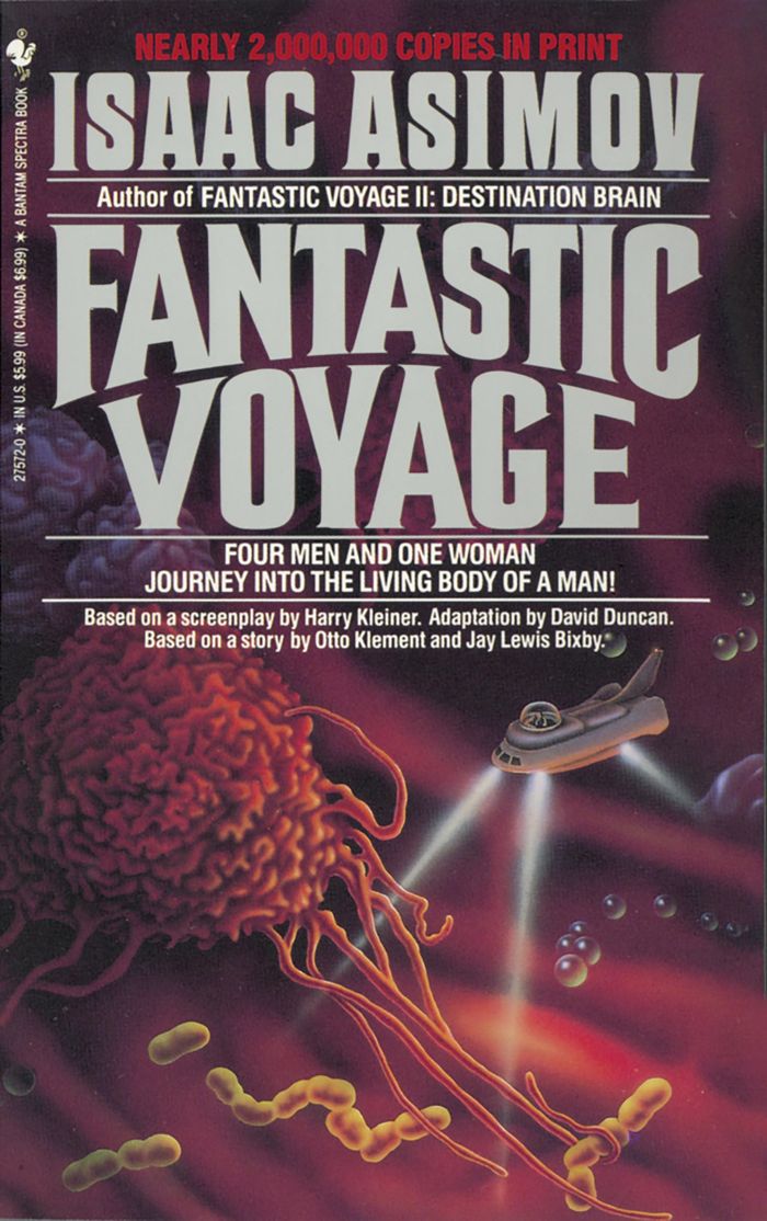 Couverture du livre « FANTASTIC VOYAGE - A NOVEL » de Isaac Asimov, librairie Les Contes Infusés à Corte