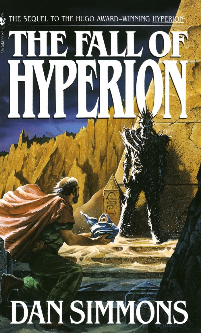 Couverture du livre « HYPERION CANTOS - THE FALL OF HYPERION », librairie Les Contes Infusés à Corte