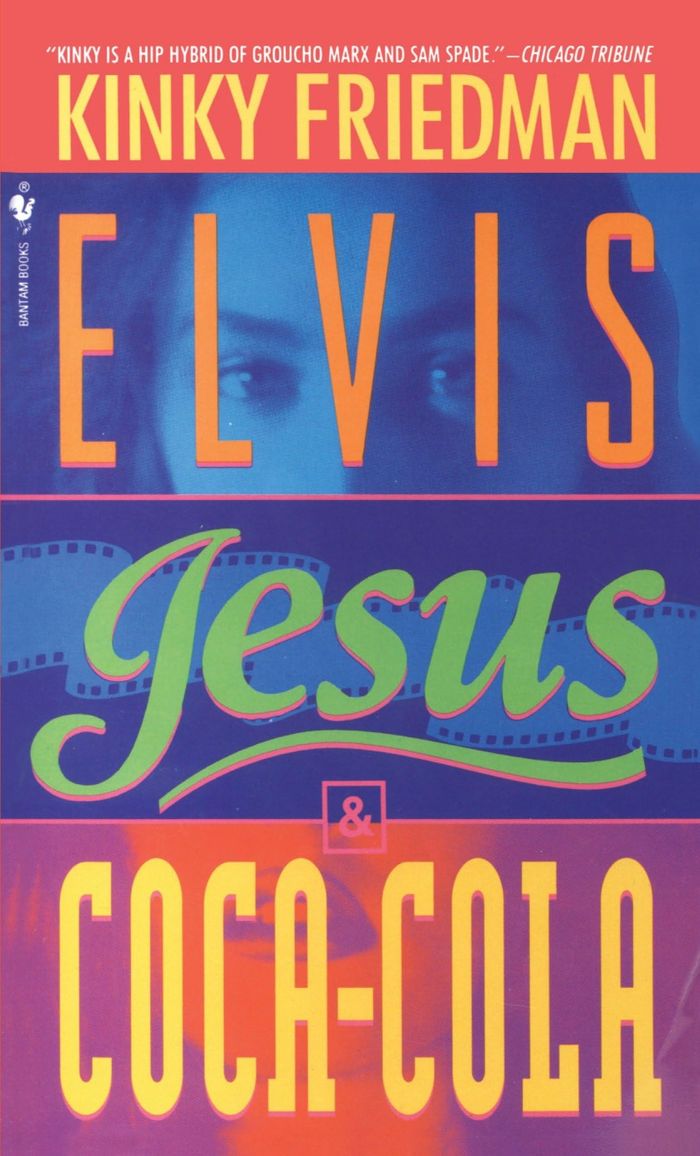 Couverture du livre « ELVIS, JESUS AND COCA-COLA - A NOVEL », librairie Les Contes Infusés à Corte