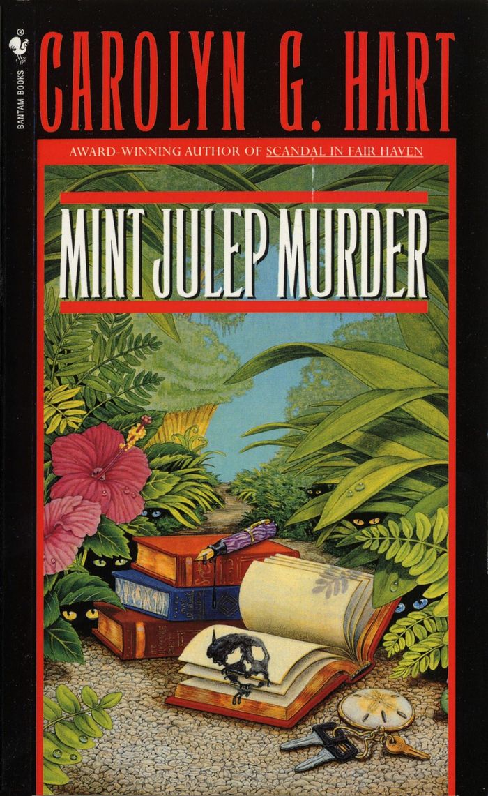 Couverture du livre « A DEATH ON DEMAND MYSTERIES - MINT JULEP MURDER » de Carolyn Hart, librairie Les Contes Infusés à Corte