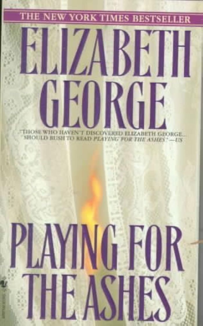 Couverture du livre « PLAYING FOR THE ASHES » de George, Elizabeth, librairie Les Contes Infusés à Corte