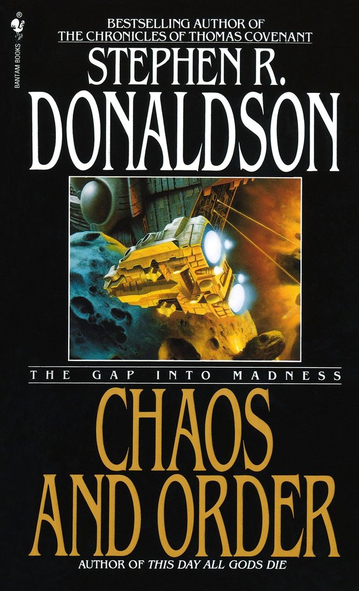 Couverture du livre « THE GAP CYCLE - CHAOS AND ORDER - THE GAP INTO MADNESS » de Donaldson Stephen R., librairie Les Contes Infusés à Corte