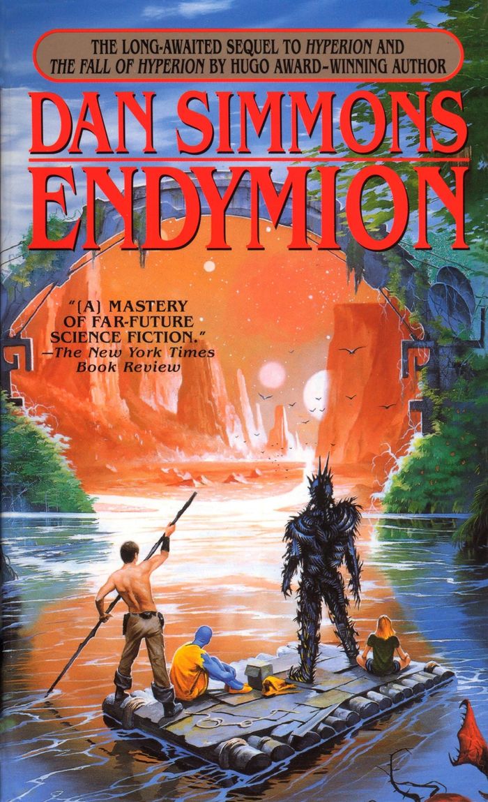 Couverture du livre « HYPERION CANTOS - ENDYMION » de Dan Simmons, librairie Les Contes Infusés à Corte