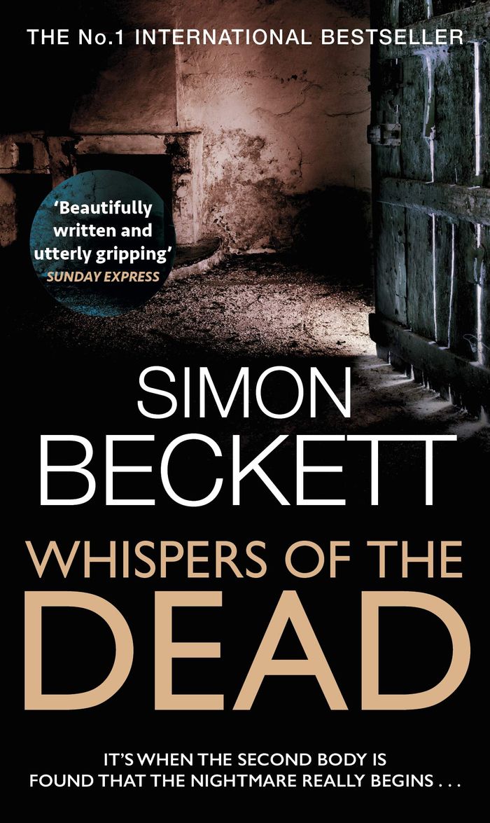 Couverture du livre « WHISPERS OF THE DEAD » de Beckett, Simon, librairie Les Contes Infusés à Corte