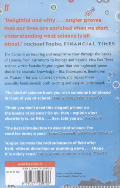Quatrième de couverture de « THE CANON: THE BEAUTIFUL BASICS OF SCIENCE »