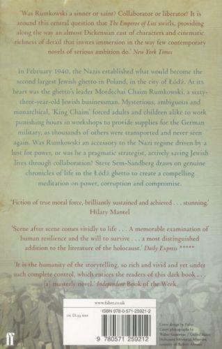 Quatrième de couverture de « THE EMPEROR OF LIES »