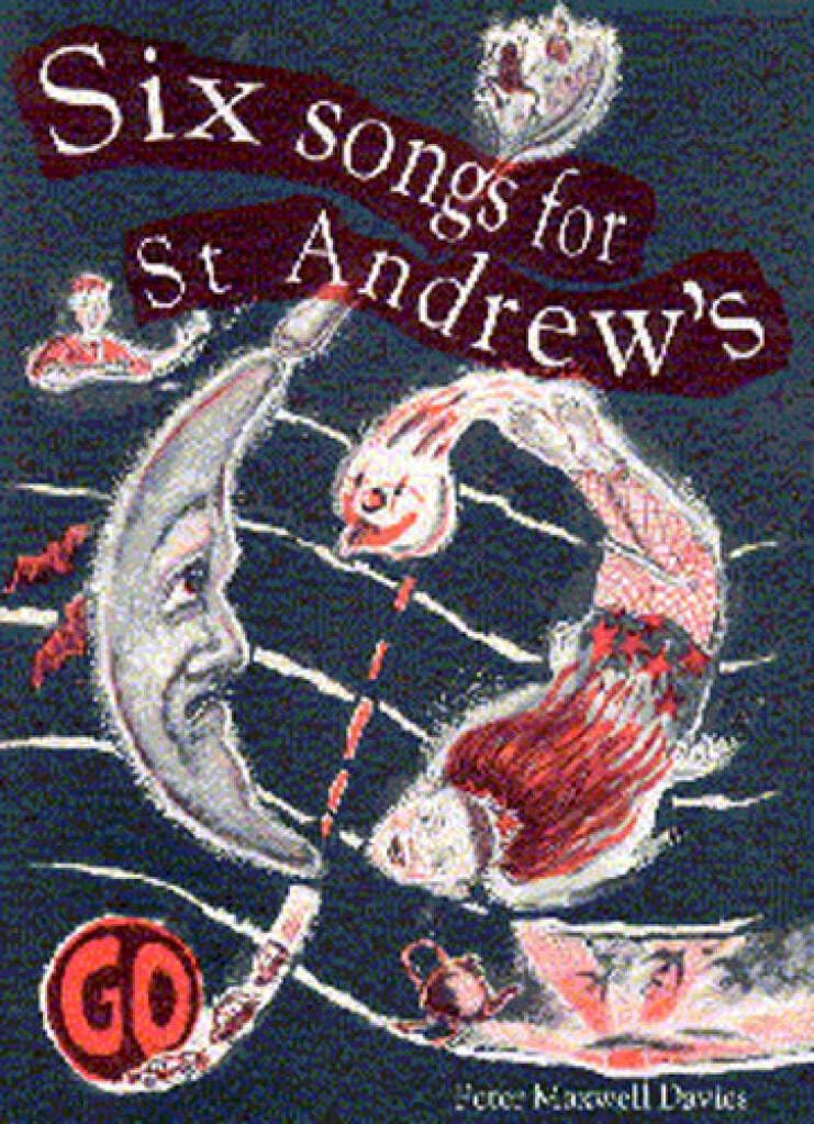 Couverture du livre « SIX SONGS FOR ST ANDREW S FULL SCORE AND PARTS BOOK » de Davies Maxwell, Pete, librairie Les Contes Infusés à Corte