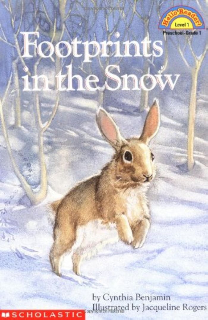 Couverture du livre « FOOTPRINTS IN THE SNOW (HELLO READER) » de Xxx, librairie Les Contes Infusés à Corte