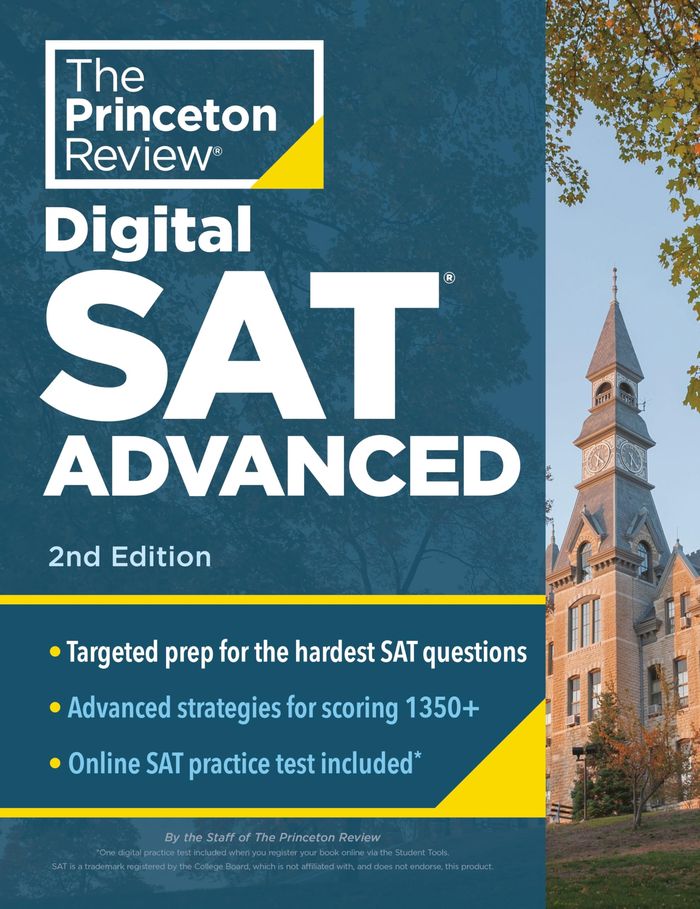 Couverture du livre « PRINCETON REVIEW SAT ADVANCED, 2ND EDITION - TARGETED PREP & PRACTICE FOR THE HARDEST SAT QUESTION T » de Review Princeton, librairie Les Contes Infusés à Corte