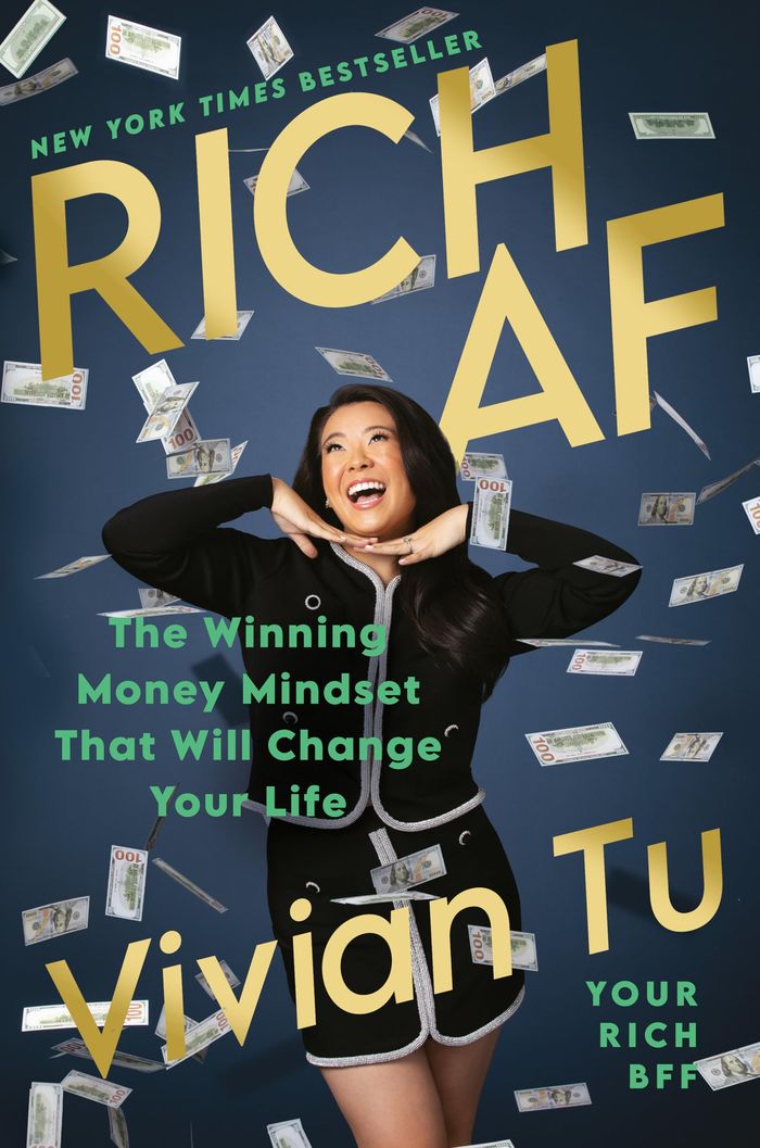 Couverture du livre « RICH AF - THE WINNING MONEY MINDSET THAT WILL CHANGE YOUR LIFE » de Vivian Tu, librairie Les Contes Infusés à Corte