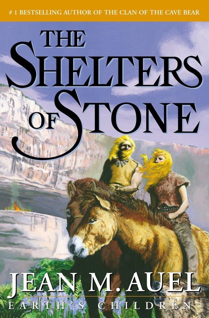 Couverture du livre « SHELTERS OF STONE(AUEL J/HARDBACK/AVRIL 2002 » de Auel Jean (crown)/, librairie Les Contes Infusés à Corte