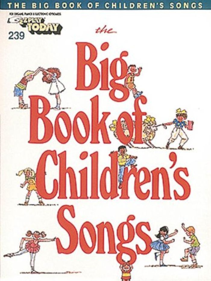 Couverture du livre « THE BIG BOOK OF CHILDREN'S SONGS PIANO OU CLAVIER » de Auteurs Divers, librairie Les Contes Infusés à Corte
