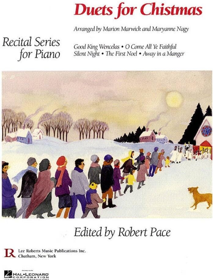 Couverture du livre « DUETS FOR CHRISTMAS PIANO » de Pace Robert, librairie Les Contes Infusés à Corte
