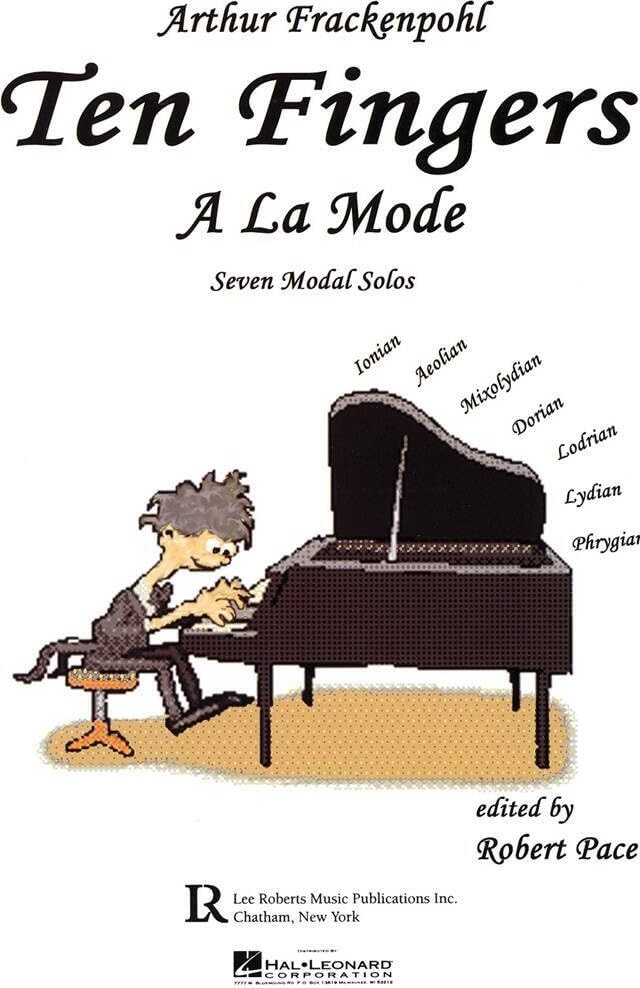 Couverture du livre « TEN FINGERS A LA MODE PIANO » de Auteurs Divers, librairie Les Contes Infusés à Corte