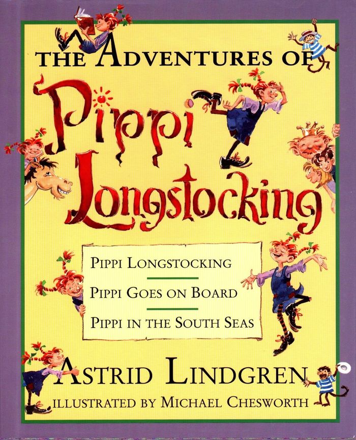 Couverture du livre « THE ADVENTURES OF PIPPI LONGSTOCKING », librairie Les Contes Infusés à Corte