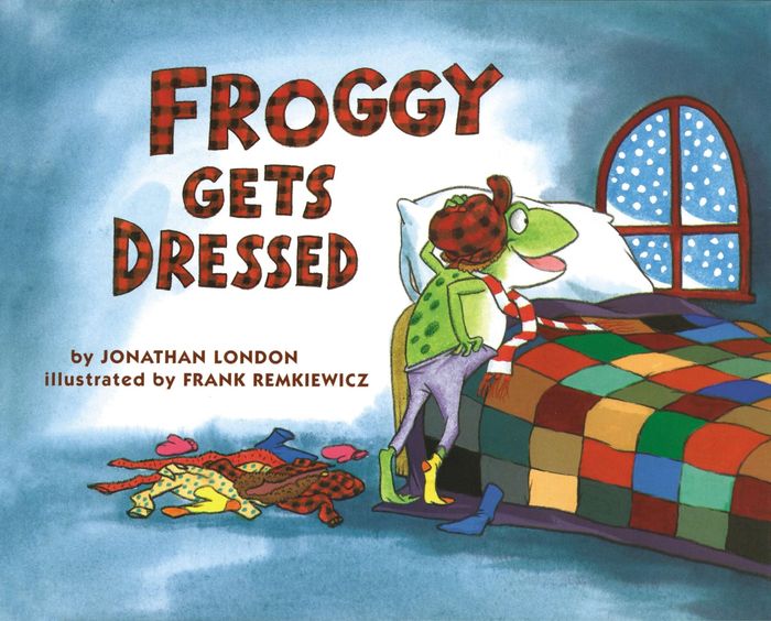 Couverture du livre « FROGGY GETS DRESSED », librairie Les Contes Infusés à Corte