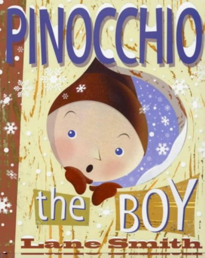 Couverture du livre « PINOCCHIO, THE BOY: OR INCOGNITO IN COLLODI » de Lane Smith, librairie Les Contes Infusés à Corte