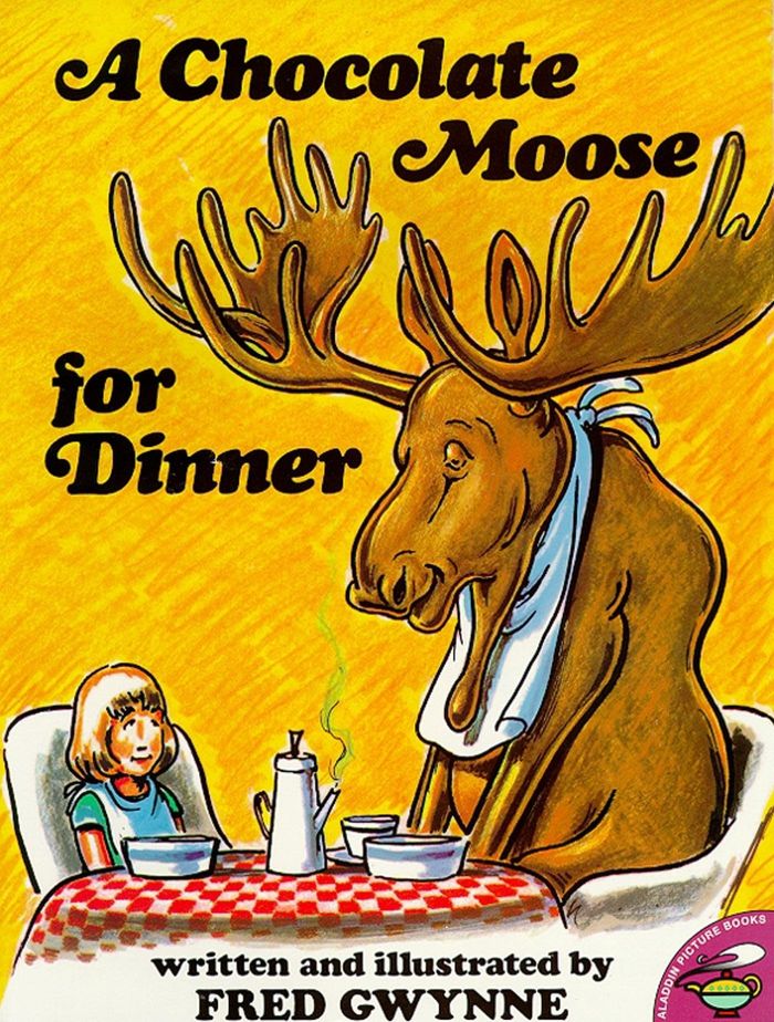 Couverture du livre « A CHOCOLATE MOOSE FOR DINNER », librairie Les Contes Infusés à Corte