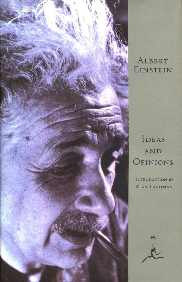 Couverture du livre « IDEAS AND OPINIONS » de Einstein/lightman, librairie Les Contes Infusés à Corte