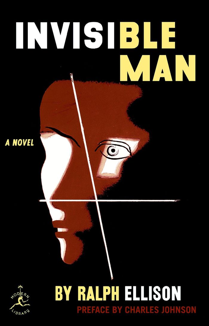 Couverture du livre « MODERN LIBRARY 100 BEST NOVELS - INVISIBLE MAN » de Ellison/johnson, librairie Les Contes Infusés à Corte