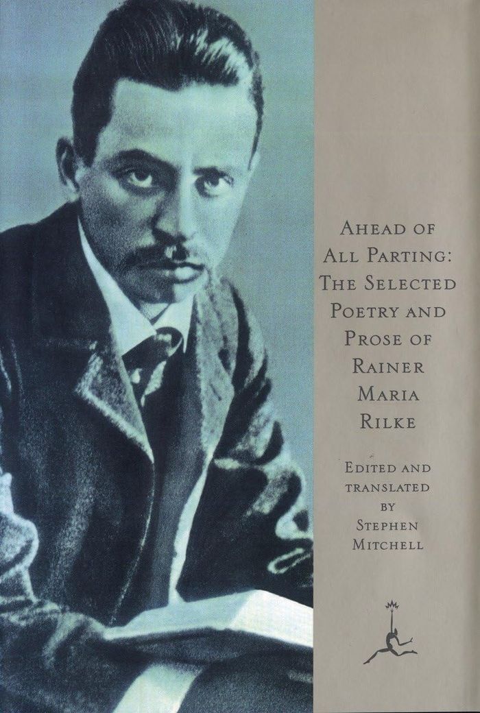 Couverture du livre « AHEAD OF ALL PARTING - THE SELECTED POETRY AND PROSE OF RAINER MARIA RILKE » de Rilke Rainer Maria, librairie Les Contes Infusés à Corte