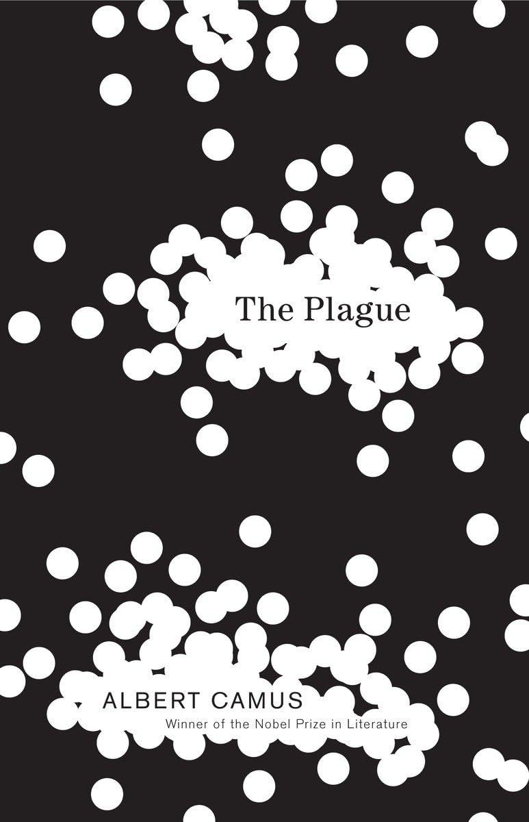 Couverture du livre « VINTAGE INTERNATIONAL - THE PLAGUE » de Albert Camus, librairie Les Contes Infusés à Corte
