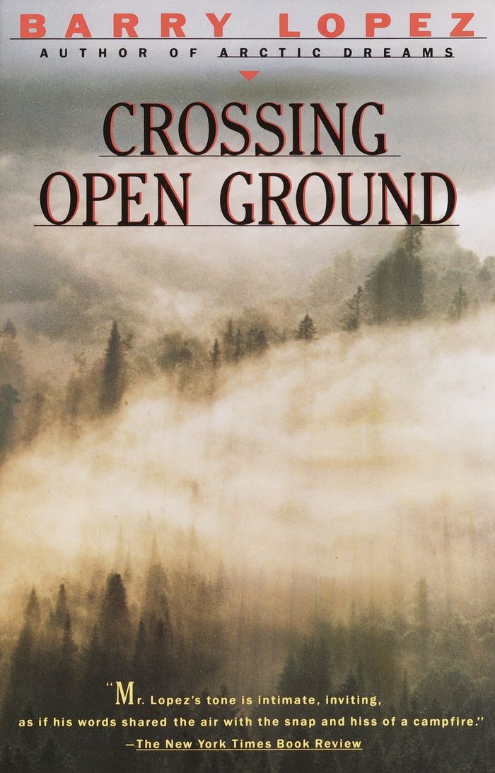 Couverture du livre « CROSSING OPEN GROUND », librairie Les Contes Infusés à Corte
