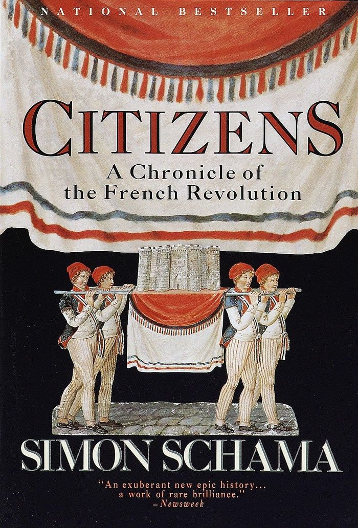 Couverture du livre « CITIZENS - A CHRONICLE OF THE FRENCH REVOLUTION » de Simon Schama, librairie Les Contes Infusés à Corte
