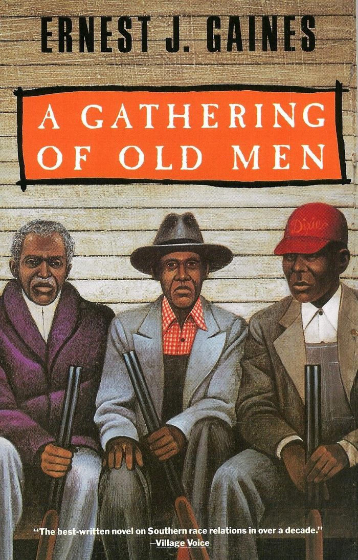 Couverture du livre « VINTAGE CONTEMPORARIES - A GATHERING OF OLD MEN » de Gaines Ernest J., librairie Les Contes Infusés à Corte