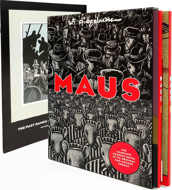 Couverture du livre « PANTHEON GRAPHIC LIBRARY - MAUS I & II PAPERBACK BOX SET », librairie Les Contes Infusés à Corte