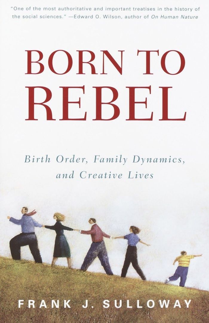 Couverture du livre « BORN TO REBEL - BIRTH ORDER, FAMILY DYNAMICS, AND CREATIVE LIVES » de Sulloway Frank J., librairie Les Contes Infusés à Corte