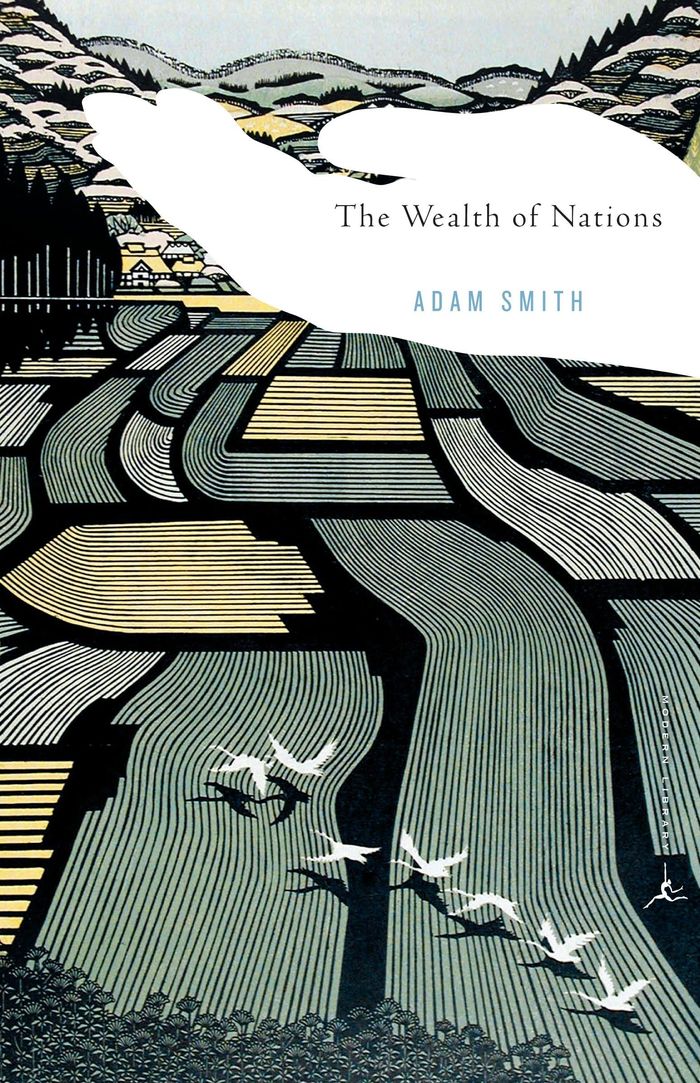 Couverture du livre « MODERN LIBRARY CLASSICS - THE WEALTH OF NATIONS », librairie Les Contes Infusés à Corte