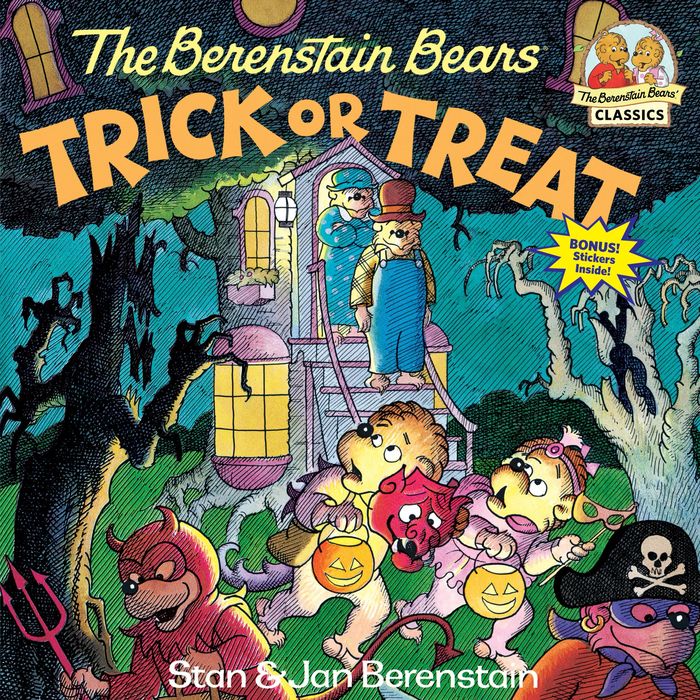 Couverture du livre « FIRST TIME BOOKS - THE BERENSTAIN BEARS TRICK OR TREAT - A HALLOWEEN BOOK FOR KIDS AND TODDLERS » de Berenstain, librairie Les Contes Infusés à Corte