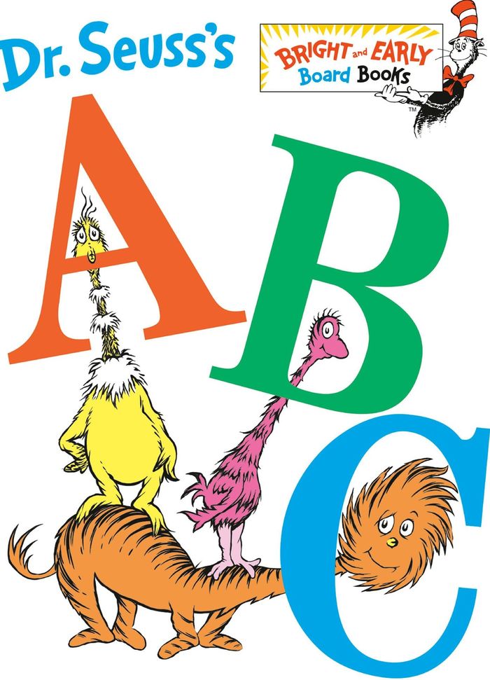 Couverture du livre « BRIGHT & EARLY BOARD BOOKS - DR. SEUSS'S ABC - AN AMAZING ALPHABET BOOK! » de Seuss Dr., librairie Les Contes Infusés à Corte