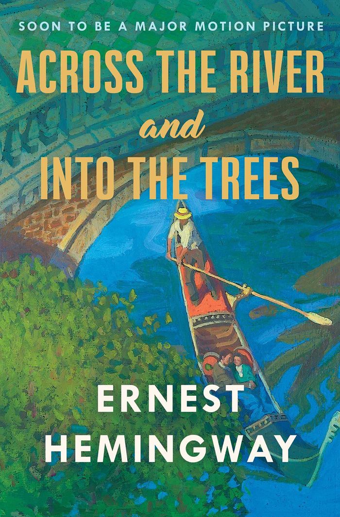 Couverture du livre « ACROSS THE RIVER AND INTO THE TREES », librairie Les Contes Infusés à Corte
