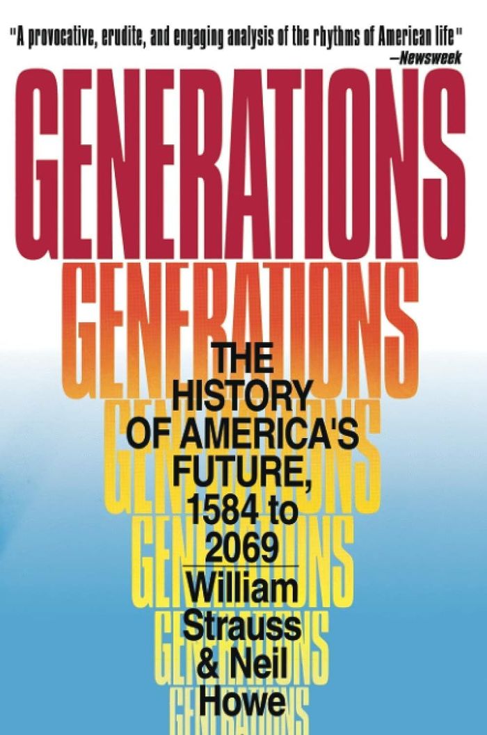 Couverture du livre « GENERATIONS » de William Strauss, librairie Les Contes Infusés à Corte