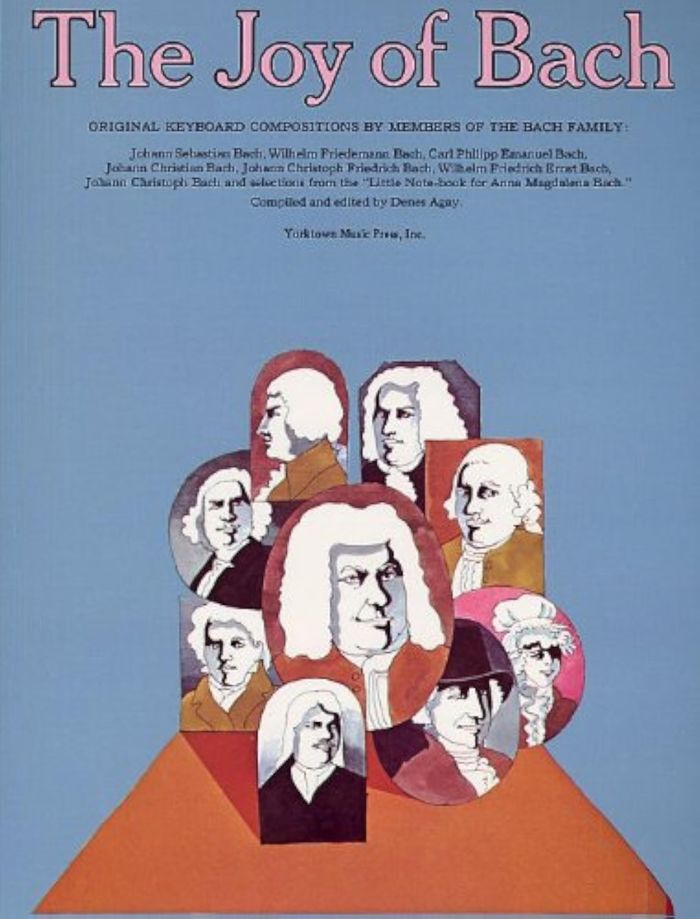 Couverture du livre « THE JOY OF BACH PIANO » de Bach, Carl Philipp E, librairie Les Contes Infusés à Corte