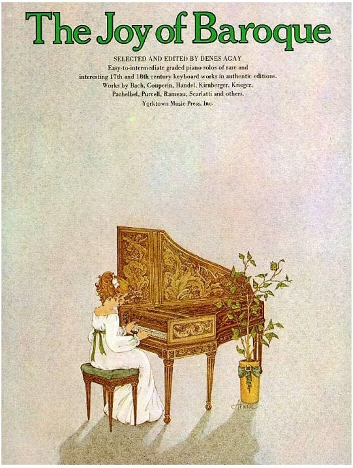 Couverture du livre « THE JOY OF BAROQUE PIANO » de Agay, Denes, librairie Les Contes Infusés à Corte