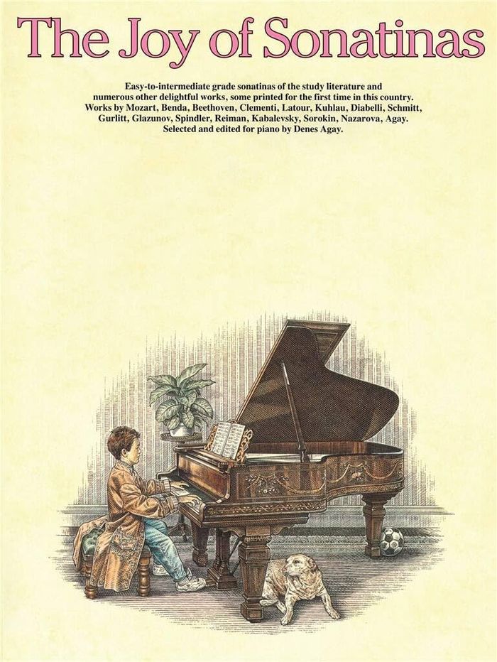 Couverture du livre « THE JOY OF SONATINAS PIANO » de Agay, Denes, librairie Les Contes Infusés à Corte