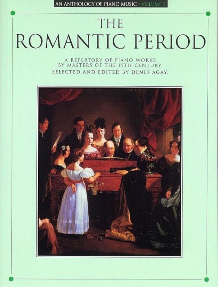 Couverture du livre « ANTHOLOGY OF PIANO MUSIC VOLUME 3: THE ROMANTIC PERIOD PIANO » de Agay, (artist) Denes, librairie Les Contes Infusés à Corte