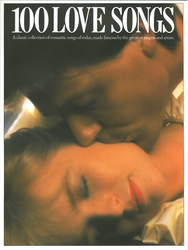 Couverture du livre « 100 LOVE SONGS PIANO, VOIX, GUITARE » de Auteurs Divers, librairie Les Contes Infusés à Corte