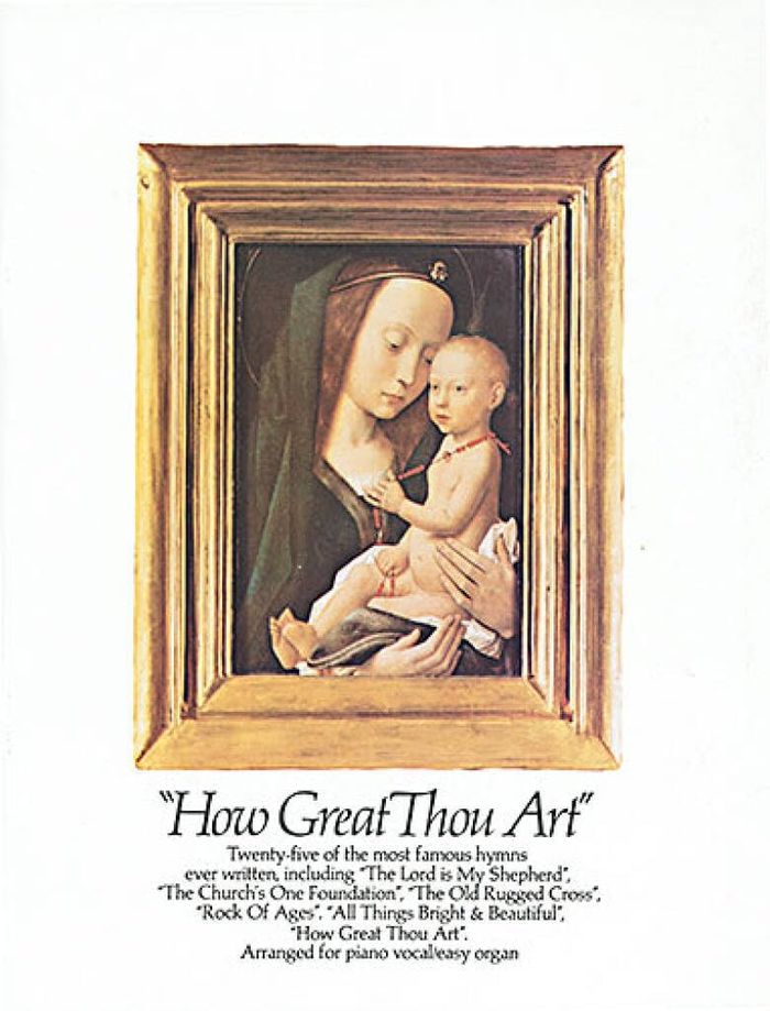 Couverture du livre « HOW GREAT THOU ART PIANO, VOIX, GUITARE » de Auteurs Divers, librairie Les Contes Infusés à Corte