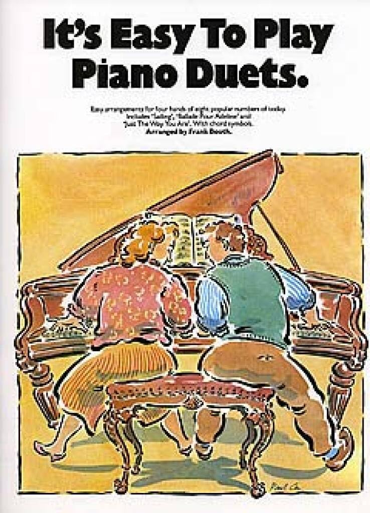 Couverture du livre « IT'S EASY TO PLAY PIANO DUETS » de Auteurs Divers, librairie Les Contes Infusés à Corte
