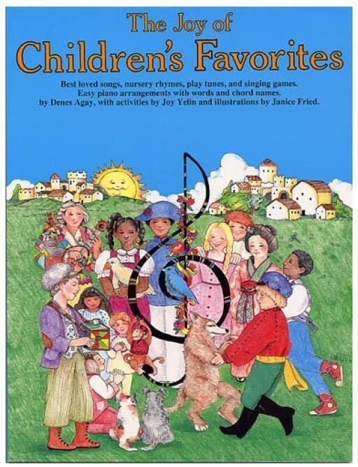 Couverture du livre « THE JOY OF CHILDREN'S FAVOURITES PIANO, VOIX, GUITARE » de Auteurs Divers, librairie Les Contes Infusés à Corte