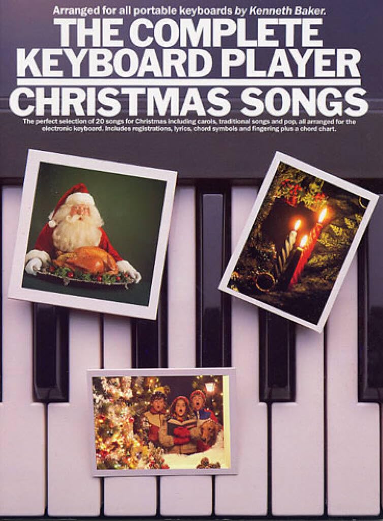 Couverture du livre « THE COMPLETE KEYBOARD PLAYER: CHRISTMAS SONGS » de Auteurs Divers, librairie Les Contes Infusés à Corte